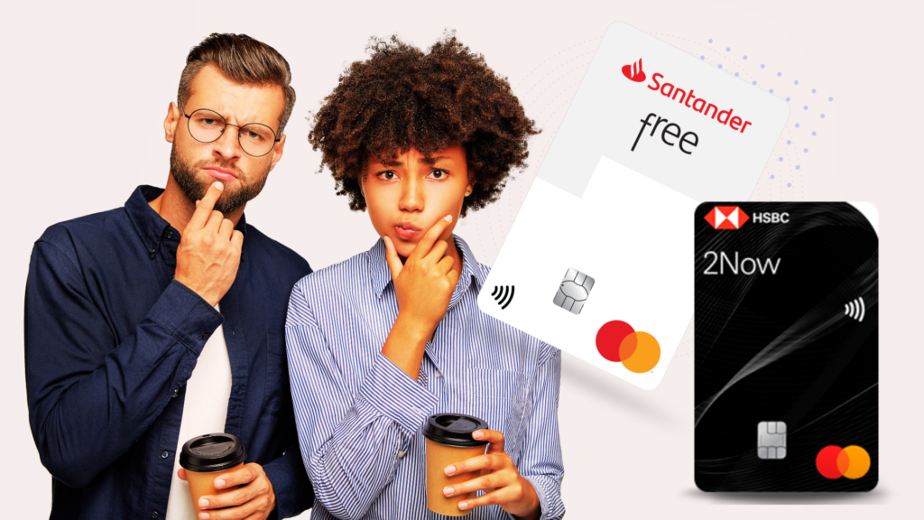 Santander Free y HSBC 2Now Comparación de beneficios y costos — Muy