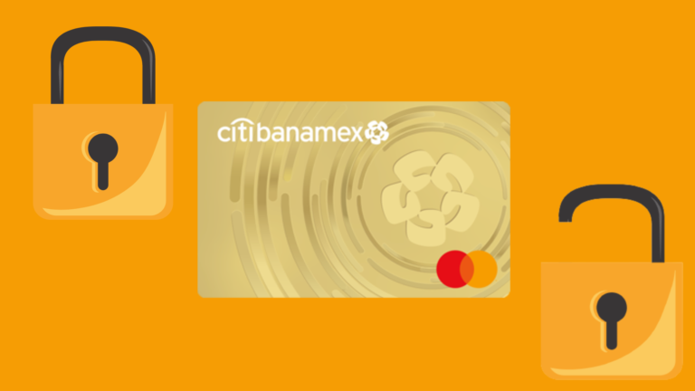 Bloquear y desbloquear la tarjeta de crédito Citibanamex Oro.