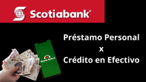 Préstamo personal Scotiabank y Crédito en efectivo Banco Azteca
