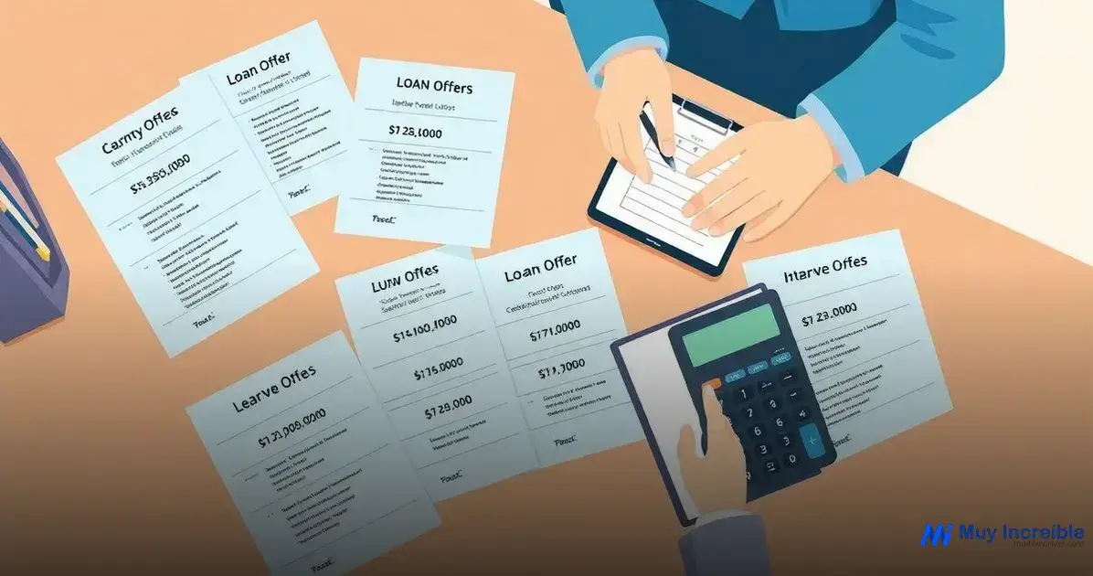 Cómo comparar diferentes ofertas de préstamos