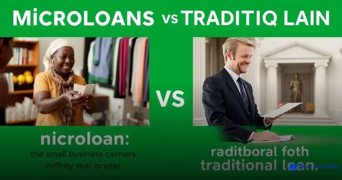 Microcréditos vs. préstamos tradicionales